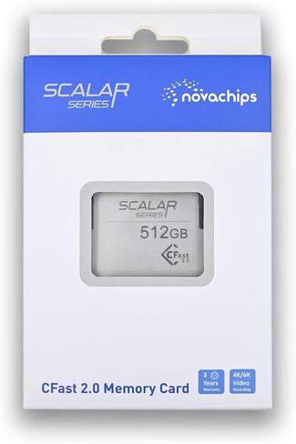 512GB CFast 2.0 Memory Card - up to 4K RAW - EOS-C300 Mark III, Pocket Cinema 4k, Other Cameras (NM365C512GTT9) in Saudi Arabia