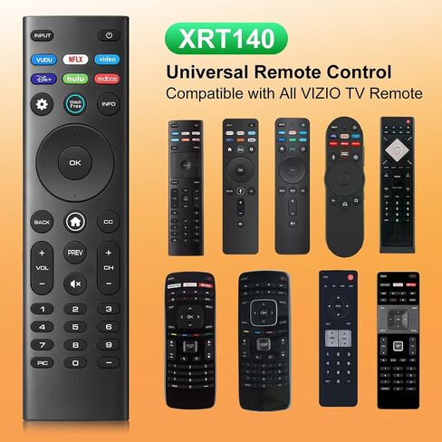جهاز تحكم عن بعد عالمي لجميع أجهزة التحكم عن بعد للتلفزيون الذكي VIZIO، بديل متوافق لجميع أجهزة التلفاز الذكية VIZIO LED LCD HD 4K UHD HDR in Kuwait