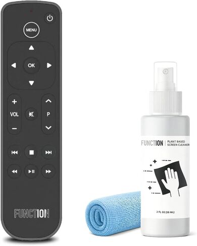Function101 Button Remote for Apple TV (Bluetooth Edition) — Apple TV Replacement Remote for Apple TV 4K & All Models | Bluetooth + Infrared | Traditional Button Layout | 2 AAA Batteries Included in Saudi Arabia