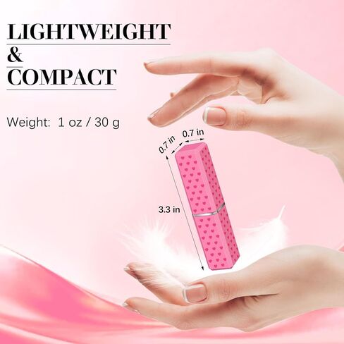 Cute Lipstick Lighter - Refillable Adjustable Soft Flame Butane Lighter, Pocket Lighter Delicate Gift for Women, Girls on Birthday, Anniversary, Parties (2Pcs Without Butane) in Saudi Arabia