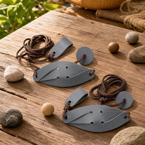 2Pcs Shepherd Sling and Rock Sling, Traditional Outdoor Throwing Tool for Dog Exercise and Skill Practice in Saudi Arabia