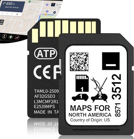 2026 GM Navigation SD Card for Cadillac Chevrolet Buick GMC 2019-2023 Vehicles, Latest GMC Navigation SD Card with Update USA/Canada/Mexico Maps, GPS SD Card Part 8571 3512 GMC Accessories in Kuwait