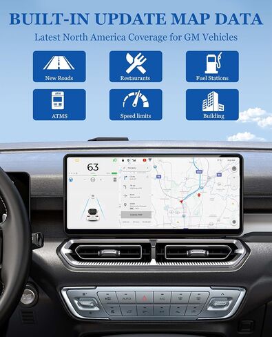 2026 GM Navigation SD Card for Cadillac Chevrolet Buick GMC 2019-2023 Vehicles, Latest GMC Navigation SD Card with Update USA/Canada/Mexico Maps, GPS SD Card Part 8571 3512 GMC Accessories in Kuwait