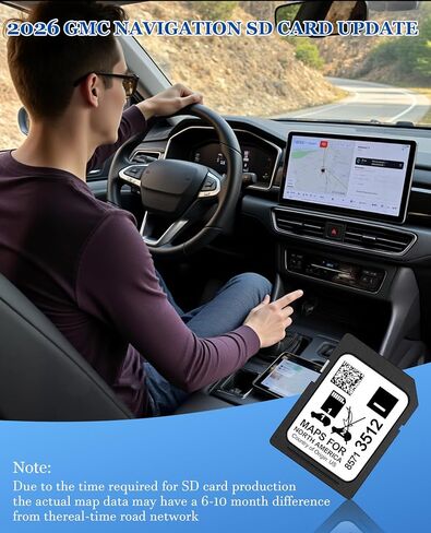 2026 GM Navigation SD Card for Cadillac Chevrolet Buick GMC 2019-2023 Vehicles, Latest GMC Navigation SD Card with Update USA/Canada/Mexico Maps, GPS SD Card Part 8571 3512 GMC Accessories in Kuwait
