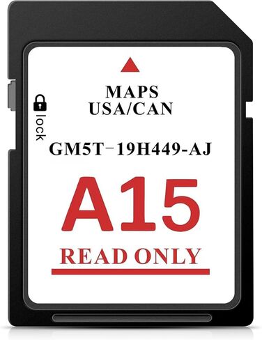 2026 A15 Navigation SD Card for SYNC 2 Ford & Lincoln, USA & Canada | A15 Map Update for F-150, Explorer, Escape, Fusion, Edge, MKZ and More, Compatible with Select 2011-2016 Models in Saudi Arabia