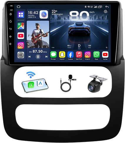 4 + 64GB ROM Android 15 Car Radio for Dodge Ram 1500 2500 3500 2002-2005 | 9 Inch 1280x800 IPS Touchscreen Stereo Upgrade Wireless CarPlay Android Auto Bluetooth 5G WIFI GPS FM Backup Camera in Saudi Arabia