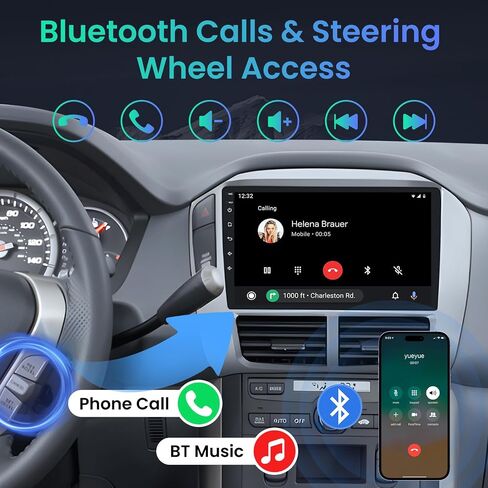 4 + 64GB ROM Android 15 Car Radio for Dodge Ram 1500 2500 3500 2002-2005 | 9 Inch 1280x800 IPS Touchscreen Stereo Upgrade Wireless CarPlay Android Auto Bluetooth 5G WIFI GPS FM Backup Camera in Saudi Arabia
