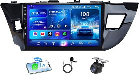 4Core + 64GB ROM Android 15 Car Radio for Toyota Corolla 2014-2016: 5G WiFi in Kuwait