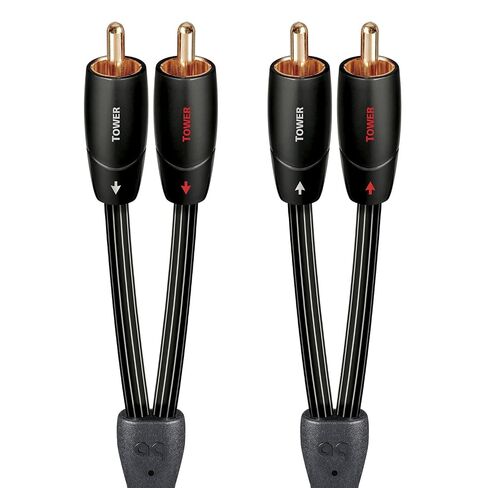 AudioQuest Tower RCA Audio Interconnect Cable (0.6m, Stereo Pair) in Saudi Arabia