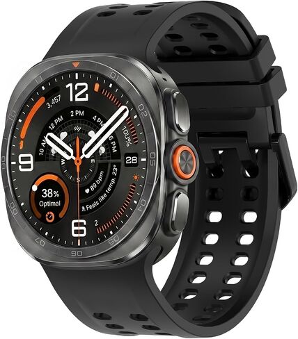 Bands Compatible with Samsung Galaxy Watch Ultra 2 (2026) | No Gap Breathable Waterproof Silicone Marine Sport Bands Strap for Galaxy Watch Ultra 2 /1 Band 2026/2025/2024 for Men Women in Saudi Arabia