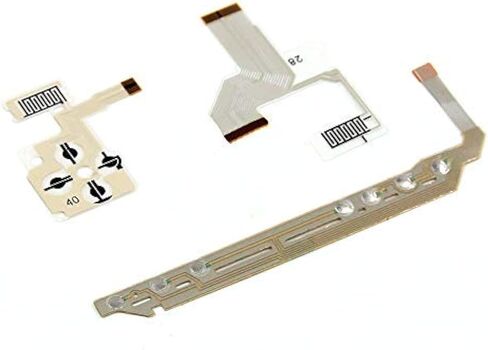 Replacement Direction Cross Button Left Key Volume Right Keypad Flex Cable Conductive Membrane for PSP 1000 1004 1001 1008 Game Console 1 (L+R +Volume) in Saudi Arabia