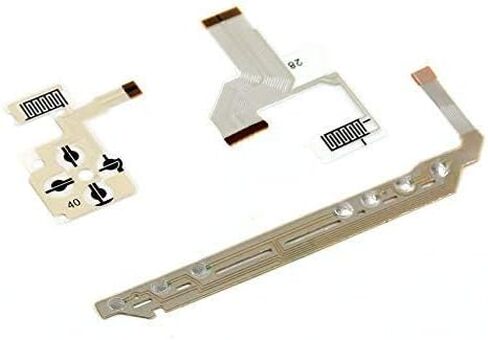 Replacement Direction Cross Button Left Key Volume Right Keypad Flex Cable Conductive Membrane for PSP 1000 1004 1001 1008 Game Console 1 (L+R +Volume) in Saudi Arabia