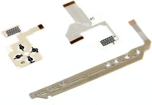 Replacement Direction Cross Button Left Key Volume Right Keypad Flex Cable Conductive Membrane for PSP 1000 1004 1001 1008 Game Console 1 (L+R +Volume) in Saudi Arabia