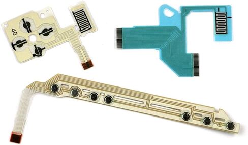 Replacement Direction Cross Button Left Key Volume Right Keypad Flex Cable Conductive Membrane for PSP 1000 1004 1001 1008 Game Console 1 (L+R +Volume) in Saudi Arabia