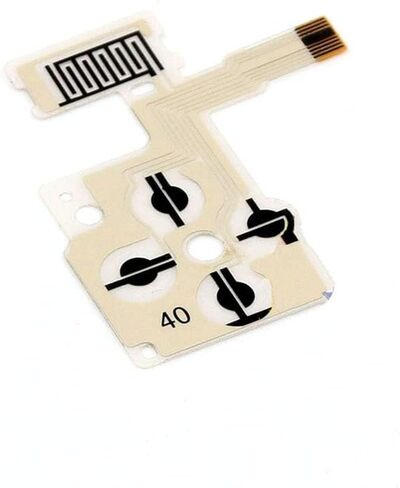 Replacement Direction Cross Button Left Key Volume Right Keypad Flex Cable Conductive Membrane for PSP 1000 1004 1001 1008 Game Console 1 (L+R +Volume) in Saudi Arabia
