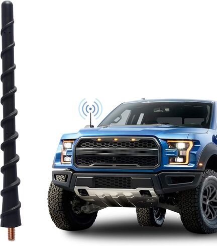 Jamcar Short Motorcycle Antenna for Harley Davidson Accessories Tour Electra Road Street Glide Trike Ultra Classic CVO 1989-2026, 7" Rubber Antenna Replacement for Reception in Saudi Arabia