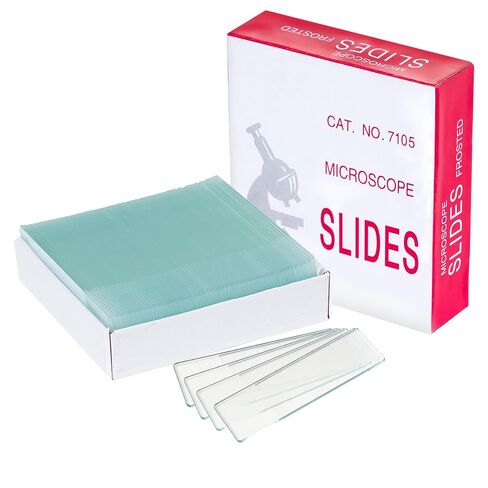 Microscope Slides, 75 x 25mm, Single Frosted End, 72 Pcs/Pack in Saudi Arabia