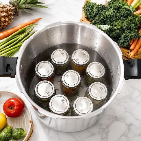 Barton Pressure Canner Release Valve Aluminum Canning Pot Cooker Pot Stove Top with Pressure Gauge Instant Fast Cooking Pot Stewing Locking System (22 Quarts) Meat, Poultry & Vegetables in Saudi Arabia