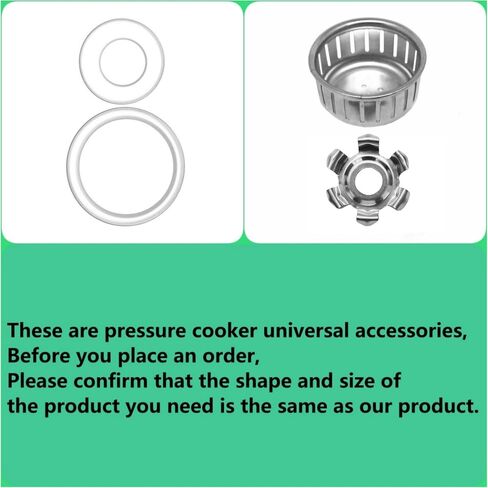 Pressure Cooker Replacement Parts for Farberware 6QT WM-CS6004W | Compatible With Insignia 6 Quart Include Pressure Release Valve Sealing Ring and Anti-Block Shield in Saudi Arabia