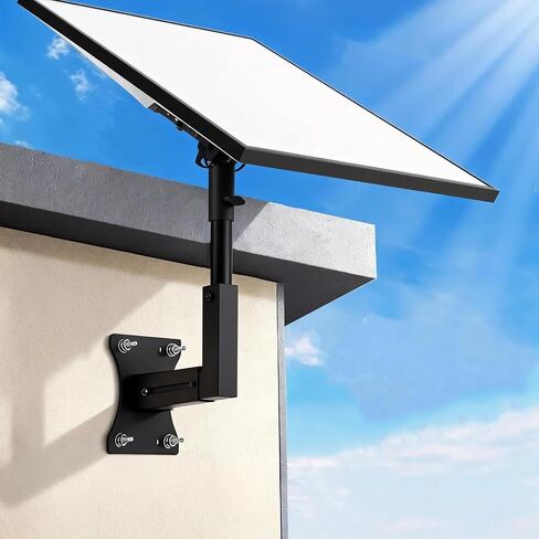 Adjustable Wall Mount Compatible with Starlink Gen 3, Telescoping Support Arm, Rustproof & Weatherproof, Easy Installation for Wood & Concrete Walls in Saudi Arabia