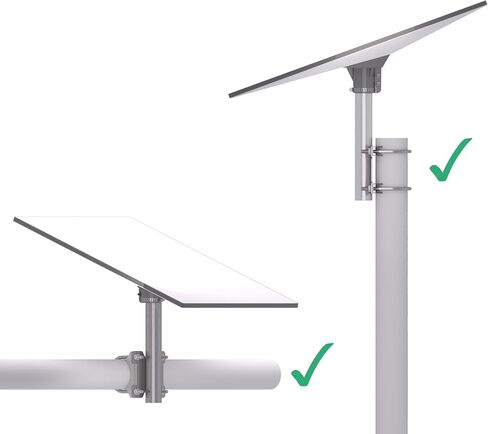 Starlink Standard Pole Mount Bracket Fits 1″-2.7″ Poles, Durable for RVs, Boats, Balconies & Existing Poles| Gen 3 Pipe Adapter Included | Mount Extender No Drill in Saudi Arabia