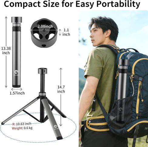 Starlink Mini Tripod Mount with Old&New Versions Metal Adapter,All Aluminum in Saudi Arabia