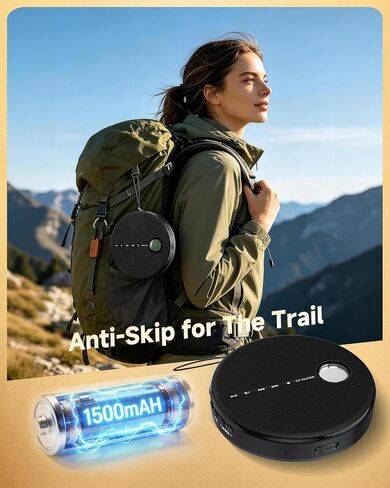 Portable Bluetooth CD Player with Anti-Skip, Stereo Speakers & Headphones | A-B Repeat, PROG Memory, 10 Playback Speeds, AUX input, Small Personal Walkman CD Players for Home, Car & Travel, Ideal Gifts in Saudi Arabia
