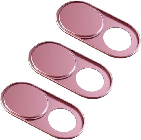 3Pcs Laptop Camera Cover Pink 0.04 Inch Ultra Thin Webcam Cover Slide Metal for Mini PC Phone Laptop Desktop Tablet Aluminum Durable Phone Privacy Protectors for Home Office Travel Use in Saudi Arabia
