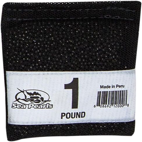 Sea Pearls Soft Mesh Weights-Black-1LB x 4 in Saudi Arabia