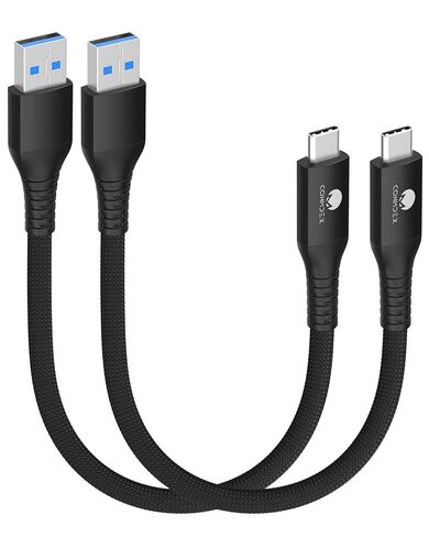 CONMDEX Android Auto USB Cable [3ft, 2-Pack] 10Gbps, 3A Fast Charging in Kuwait
