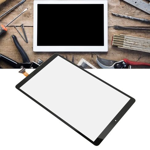 شاشة تعمل باللمس للكمبيوتر اللوحي محول رقمي زجاجي أسود لشاشة تعمل باللمس لجهاز Samsung Tab A 10.1in SM T510 in Kuwait