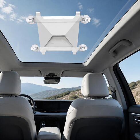Starlink Mini Suction Cup Mount for Car Sunroof or Window, Starlink Mini Accessories for RV/Boat/Truck with Anti-Slip Pad, Secure Satellite Mounting Kit for Road Trips in Saudi Arabia