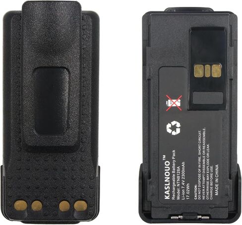 2-Pack Battery Replacement Compatible with Motorola APX 4000 APX 3000 APX2000 PMNN4448 PMNN4406AR Radio 7.4V 2300mAh with Belt Clip in Saudi Arabia