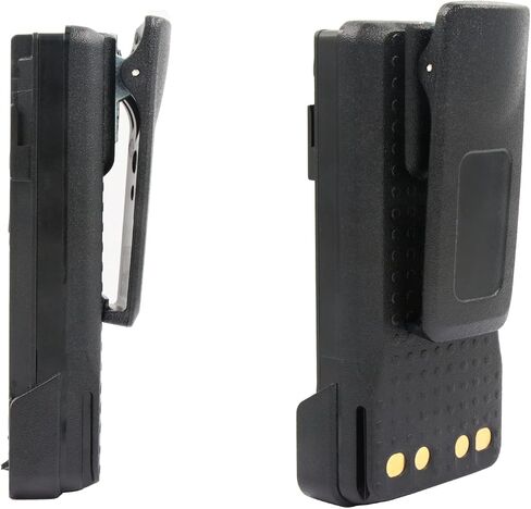 2-Pack Battery Replacement Compatible with Motorola APX 4000 APX 3000 APX2000 PMNN4448 PMNN4406AR Radio 7.4V 2300mAh with Belt Clip in Saudi Arabia