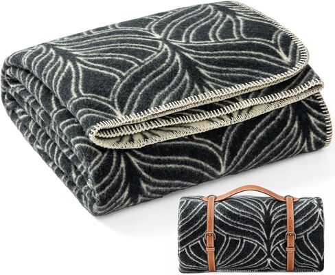 Molithe 100% Wool Blanket, 62" x 86", Warm, Thick, Military, Camping Gear in Saudi Arabia