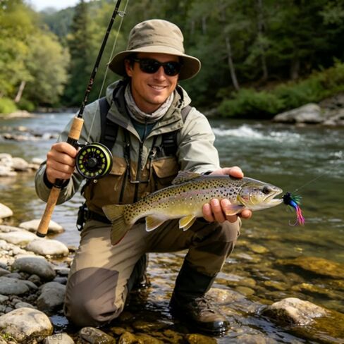 8Pcs Realistic Stonefly Nymphs Fly Fishing Flies - Innovative Double Hook Design for Higher Hookup Rate, Hand-Tied Lifelike Nymph Lures for Trout Bass Panfish, Size 12 Sharp Hooks in Saudi Arabia