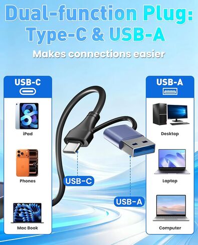 XQD Card Reader - 2 in 1 XQD SD Memory Card Adapter with USB-C/USB-A, 5Gbps Aluminum XQD Reader for iPhone 17/16/15, Windows/MacOS/Android, Sony G/M Series, Lexar 2933x/1400x, XQD and SD Card Reader in Kuwait