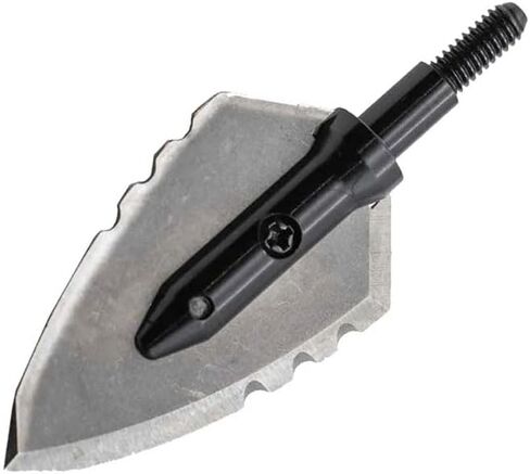 Magnus SB150BCLB Single LB Buzzcut 2 Blade Broadhead, 3 Pack, 150 Grain | Left Bevel, 2 3/8in x 1 1/8in in Width, Razor-Sharp Fixed Blade Hunting Broadheads, Cut-on-Contact Design, Made in USA in Saudi Arabia