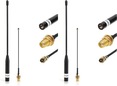 915MHz Antenna 10dBi Gain Long Range Soft Whip Antenna for Meshtastic and LoRa,Omni SMA Male 1 Pack,Black in Saudi Arabia