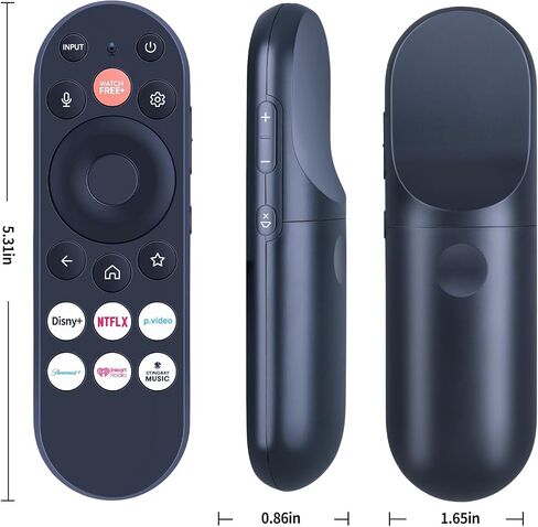 XRT290 / WRT290 Smart Voice Remote Control Replacement for ONN SmartCast TVs, Compatible with Vizio V/M/P/OLED Series Smart TVs, App Shortcuts, 2026 Model New in Kuwait
