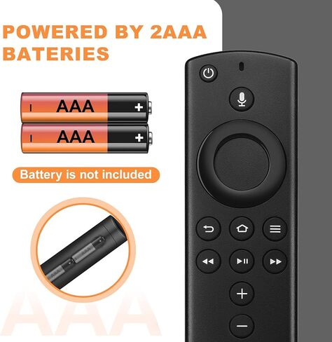 Replacement Voice Remote Control fit for Fire Smart TVs(3rd Gen),TV Stick(Lite,4K,2nd Gen),TVs Cube(1st Ge/2nd Gen) in Saudi Arabia