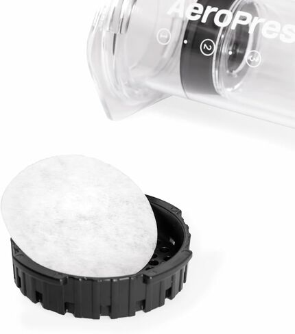 AeroPress White Paper Micro-Filters, 2 pack, 700 Count Count | Compostable Coffee Filters Made From White, Chlorine-Free Paper, Fits Standard Size AeroPress Manual Coffee Makers in Saudi Arabia
