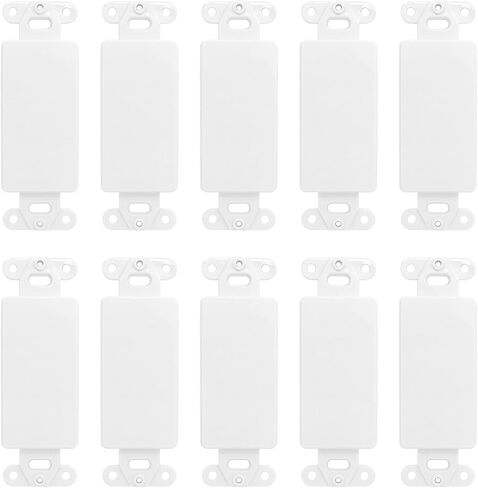 Chaosss &. Wall Plate Decorator Keystone Insert, 0 Blank Port (5PK) in Saudi Arabia