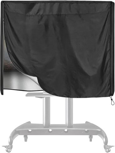 Mobile Outdoor TV Stand Cover 66L × 20W × 46H Inches For 60-72 Inches Mobile TV Stand Cart Waterproof Weatherproof And Dust-Proof TV Screen Protectors | Fits 45–60 in TVs on mobile carts; 420D Oxford helps protect against dust, moisture and sunlight. Cove in Kuwait