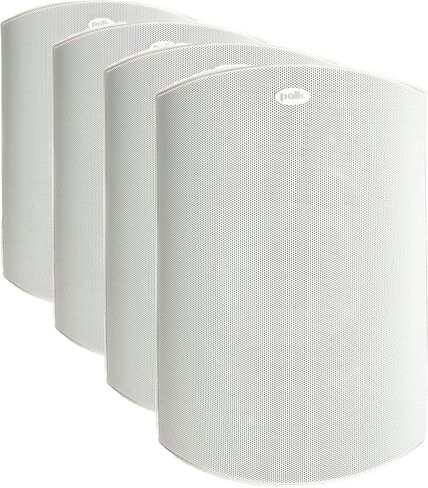 Polk Audio Atrium 4 Outdoor Speakers, Powerful Bass (Pair, Black) in Saudi Arabia