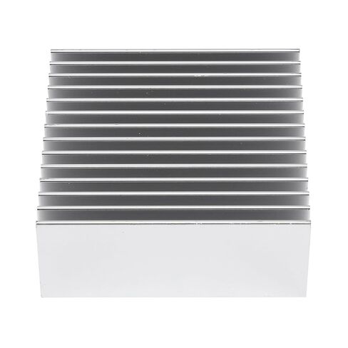4PCS 50mm Aluminum Heatsink 50x50x20mm Heat Sink Kit for GPU CPU LED Chipset Cooling, Heatsinks Cooler for Router Amplifier Peltier Plate Module, Silver Aluminum Heat Radiator with Cooling Fins in Saudi Arabia