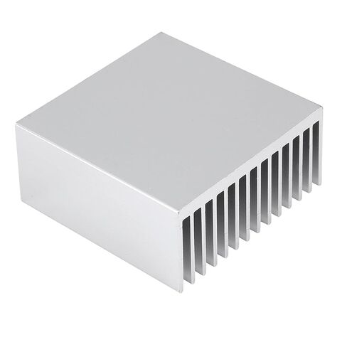 4PCS 50mm Aluminum Heatsink 50x50x20mm Heat Sink Kit for GPU CPU LED Chipset Cooling, Heatsinks Cooler for Router Amplifier Peltier Plate Module, Silver Aluminum Heat Radiator with Cooling Fins in Saudi Arabia