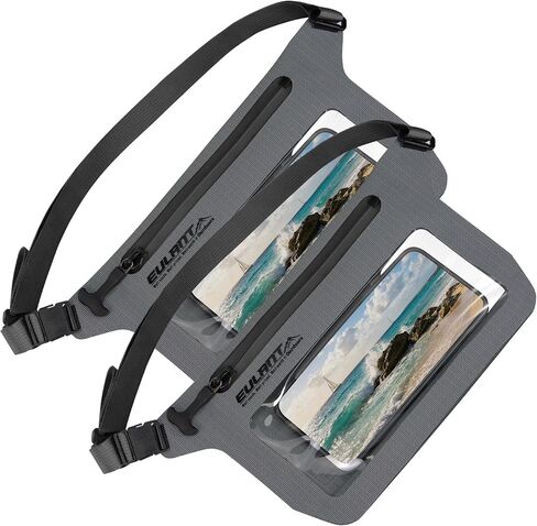 EULANT IPX8 Waterproof Phone Pouch,Reusable Fanny Pack Dry Bag | Fanny Pack Dry Bag with Screen Touch Sensitive for Beach Swimming,Boating,Kayaking,Rafting in Saudi Arabia