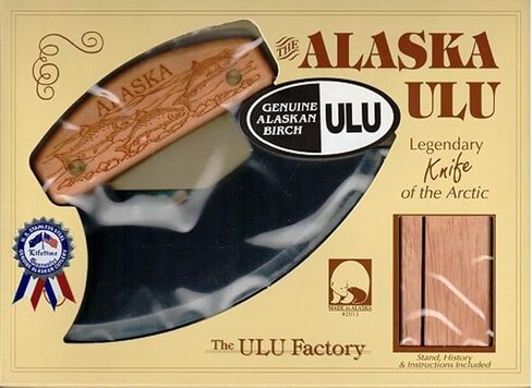 Inupiat Eskimo Birch Alaska Cutlery Ulu Knife Salmon School Fish in Saudi Arabia