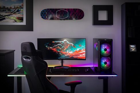 Cooler Master HAF 500 Pro Bundle – PC Case + PSU + CPU Cooler, High Airflow ATX Mid-Tower PC Case with Dual 200mm ARGB Fans + Hyper 212 Halo CPU Air Cooler + MWE 650W Gold Power Supply in Saudi Arabia